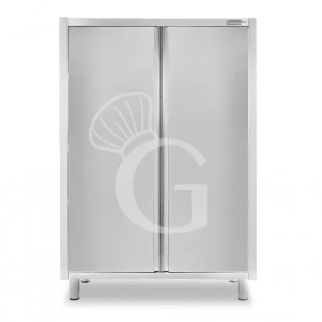 Nuovo Arrivo Armadio acciaio inox con 2 porte battenti, 3 ripiani, L 1200 x P 500 x H 1800 mm