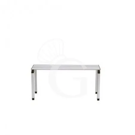 Economico Panca in alluminio monoblocco 3 posti, 1000x410x460 mm