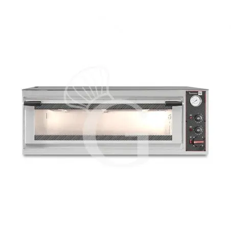 Forno Elettrico porta vetro 2 teglie 600x400 o 4 pizze diametro 400 mm 1 camera controllo meccanico Occasione Imperdibile