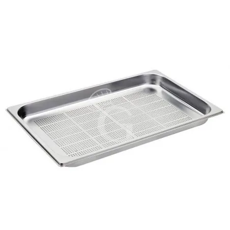Miglior Prezzo Bacinella forata in acciaio inox GN 1/1 L 530 mm x P 325 mm x H 40 mm