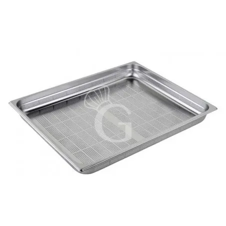 Soddisfatti O Rimborsati Bacinella forata in acciaio inox GN2/1 L 650 mm x P 530 mm x H 65 mm