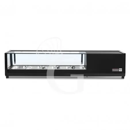 Compra Oggi Stesso Vetrina sushi 5 bacinelle GN1/3 190 W L 1352 mm x P 425 mm x H 295 mm