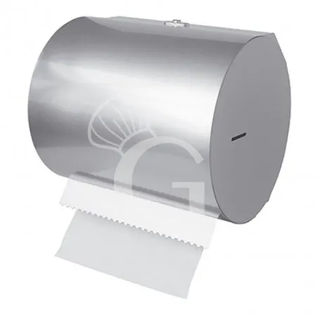 Portarotolo carta orizzontale a muro in inox Ø 300 mm x H 330 mm Di Tendenza