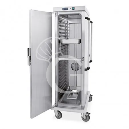 Scelto Dai Clienti Armadio caldo portateglie su ruote con guide stampate per 20 teglie GN2/1