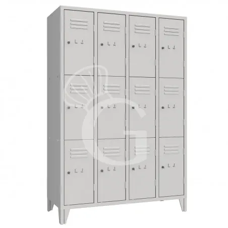 Armadio casellario monoblocco 12 posti, 1200x500x1800 mm Colore standard RAL 7035 Occasione