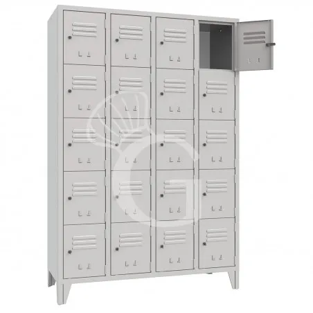 Armadio casellario monoblocco 20 posti, 1200x500x1800 mm Colore standard RAL 7035 Compra Adesso