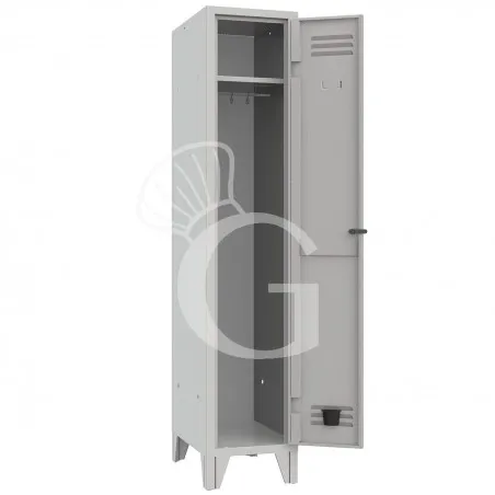Armadio spogliatoio monoblocco 1 posto, 360x330x1800 mm Colore standard RAL 7035 Quantità Limitata