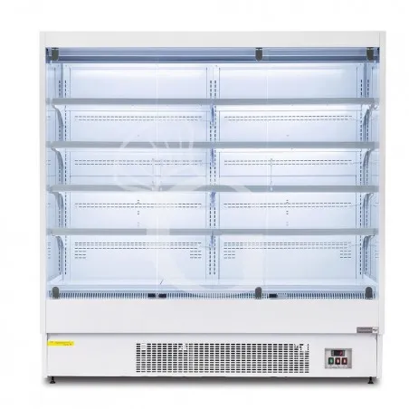 Popolare Murale espositivo ventilato bianco con porte battenti, temperatura -1°C/+7°C e L 1920mm