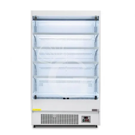 Ordina Subito Murale espositivo ventilato bianco con porte battenti, temperatura -1°C/+7°C e L 1050 mm