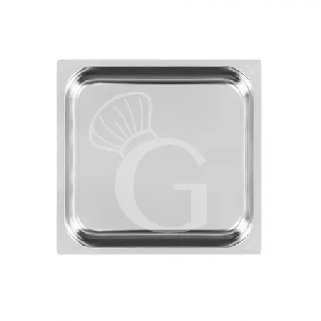 Teglia rettangolare in acciaio inox GN2/3 L 353 x P 325 x H 40 mm Offerta Speciale