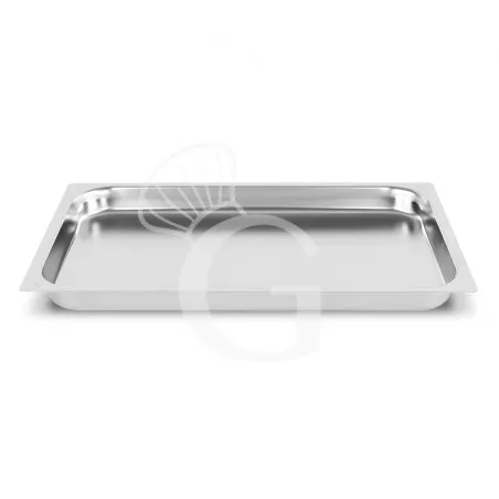 Teglia rettangolare in acciaio inox GN1/1 L 530 mm x P 325 mm x H 40 mm Prezzo Ridotto