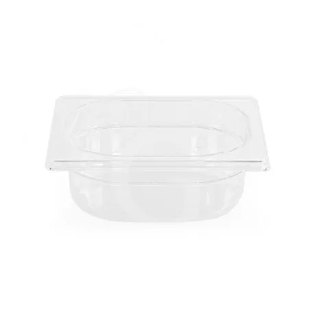 Contenitore impilabile GN1/9 in policarbonato - L 108 mm x P 176 mm x H 100 mm Quantità Limitata