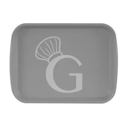 Vassoio rettangolare in polipropilene colore grigio chiaro - dimensioni L 365 x P 270 x H 20 mm Prezzo Ridotto