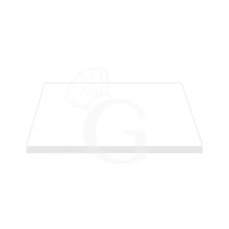 Ultima Occasione Piano quadrato in stratificato HPL bianco, 600x600 mm, spessore 10 mm