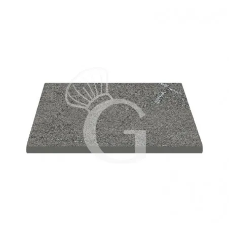 Piano quadrato in stratificato HPL graphito, 600x600 mm, spessore 10 mm Promozione Esclusiva