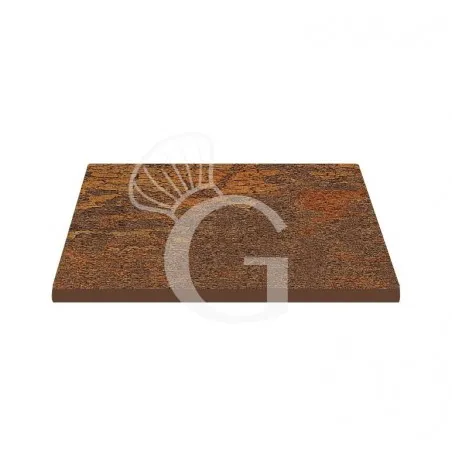 Offerta Del Giorno Piano quadrato in stratificato HPL copper painted, 600x600 mm, spessore 10 mm