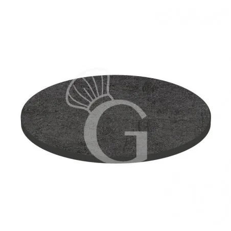 Piano rotondo in stratificato HPL metallic, Ø 600 mm, spessore 10 mm Compra Oggi Stesso