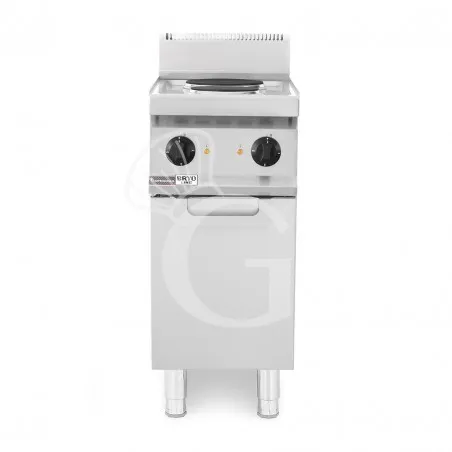Novità Cucina professionale elettrica 2 piastre su armadio chiuso profondità 700 mm