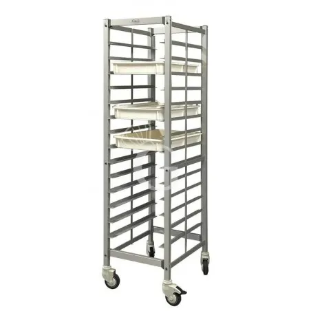 Carrello per 14 cassette impasti pizza L 620 mm x P 480 mm x H 1170 mm Promozione Esclusiva