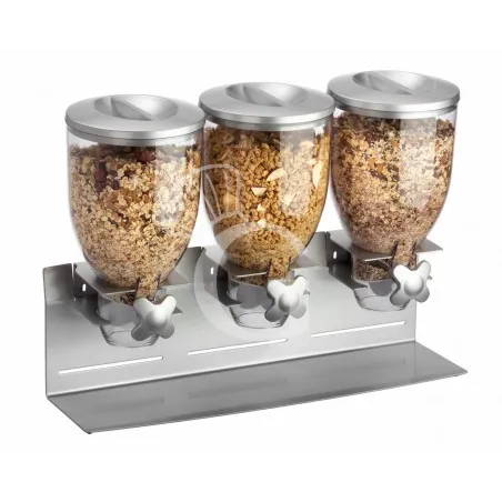 Dispenser cereali a mulino triplo L 540 mm x P 170 mm x H 395mm Spedito Oggi