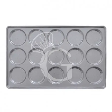 Reso Gratuito Teglia Rettangolare per hamburger in lamiera alluminata L 600 mm x P 400 mm x H 30 mm