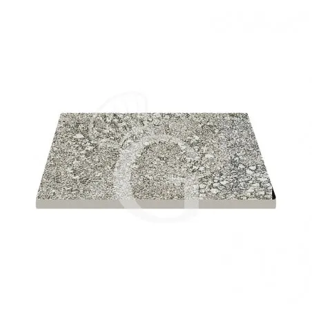 Piano quadrato in stratificato HPL, 800x800 mm, spessore 10 mm, colore Granito Solo Oggi