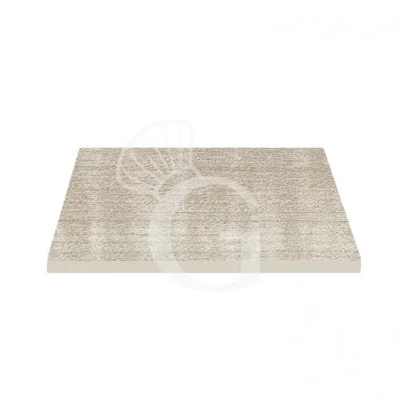 Compra Oggi Stesso Piano quadrato in stratificato HPL, 800x800 mm, spessore 10 mm, colore Sleek Light Grey