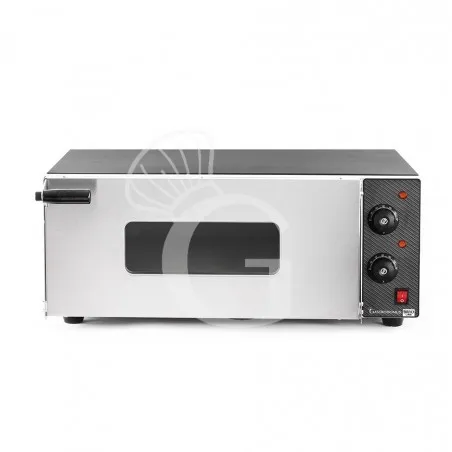 Fornetto Elettrico 1 pizza 450 mm 1 camera controllo meccanico potenza 2 Kw porta vetro Soddisfatti O Rimborsati