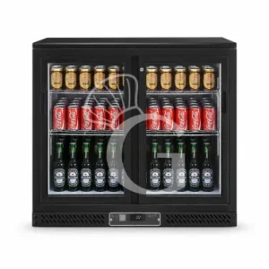 Vetrina orizzontale a refrigerazione ventilata per bibite 2 porte scorrevoli 223 LT +2°C/+8°C, H 920 mm Miglior Prezzo