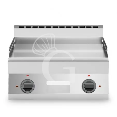 Compra Online Fry top elettrico da banco piastra liscia cromata 9000 W Trifase P 650 mm