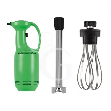 Solo Oggi Mixer ad immersione con mescolatore da 400mm e frusta da 350mm, velocità variabile 2500/11000 rpm, 0,4 KW