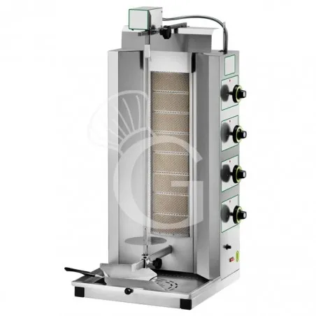 Offerta Gyros professionale a gas 8 bruciatori L 480 mm x P 500 mm x H 1105 mm