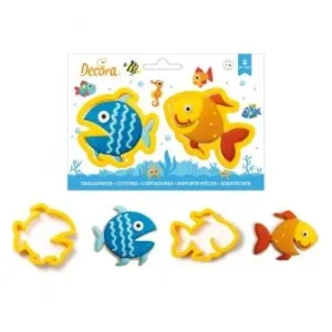 SET 2 TAGLIAPASTA PESCI IN PLASTICA Affare