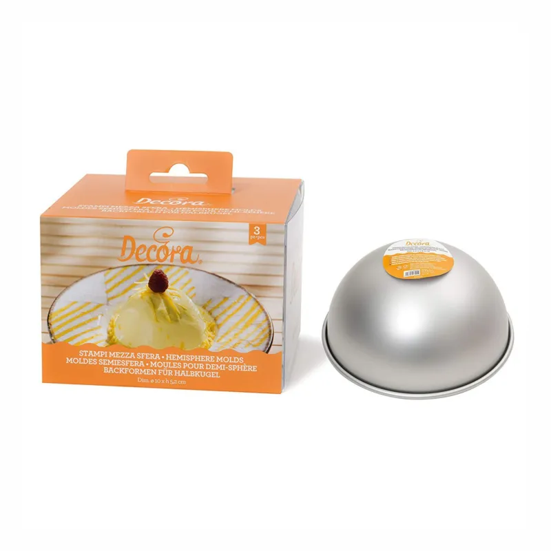 STAMPO MEZZA SFERA IN ALLUMINIO Ã 20 X H11 CM Di Tendenza