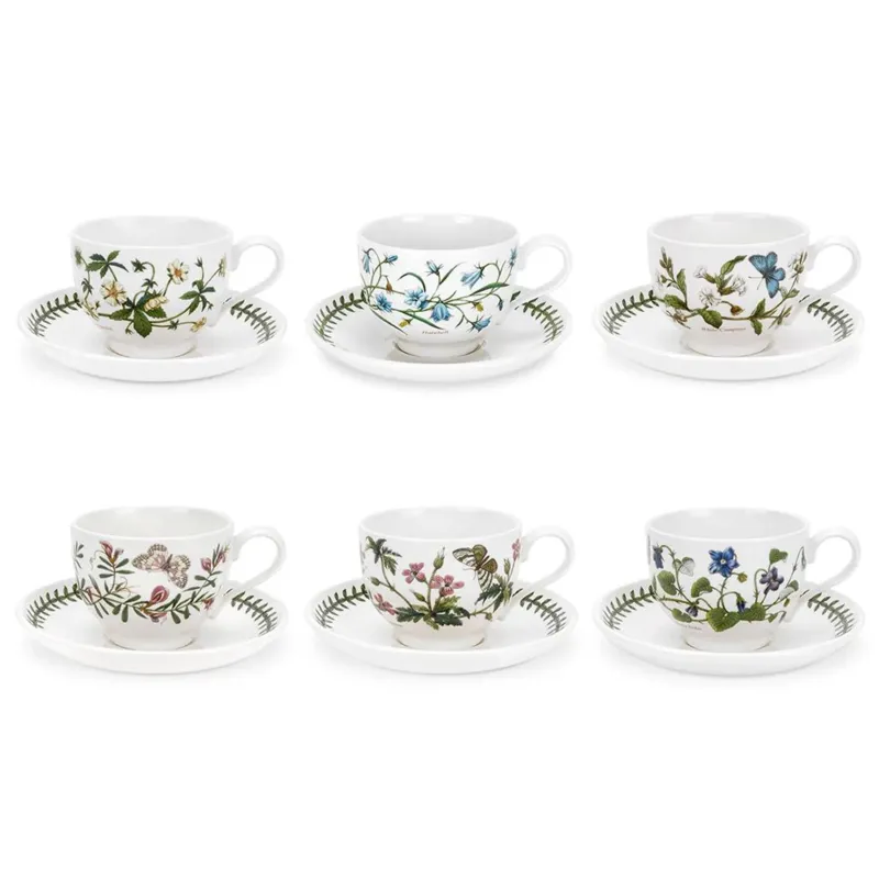 Pagamento Sicuro BOTANIC GARDEN TAZZA TE‘ CON PIATTO 6 PZ