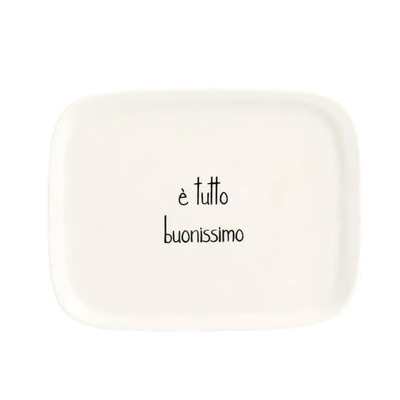 Miglior Prezzo PIATTO E‘ TUTTO BUONISSIMO 20X15,5 CM