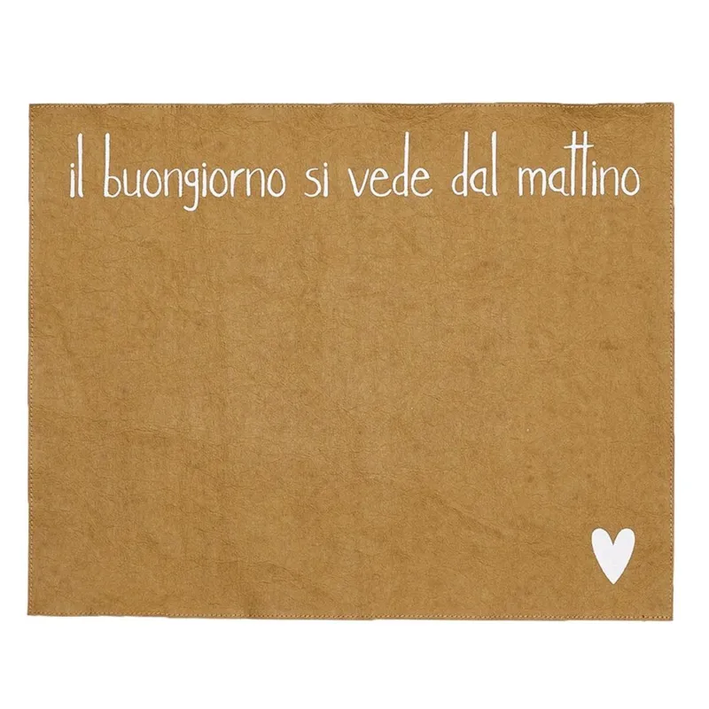TOVAGLIETTA IL BUONGIORNO SI VEDE 36X45 CM Economico