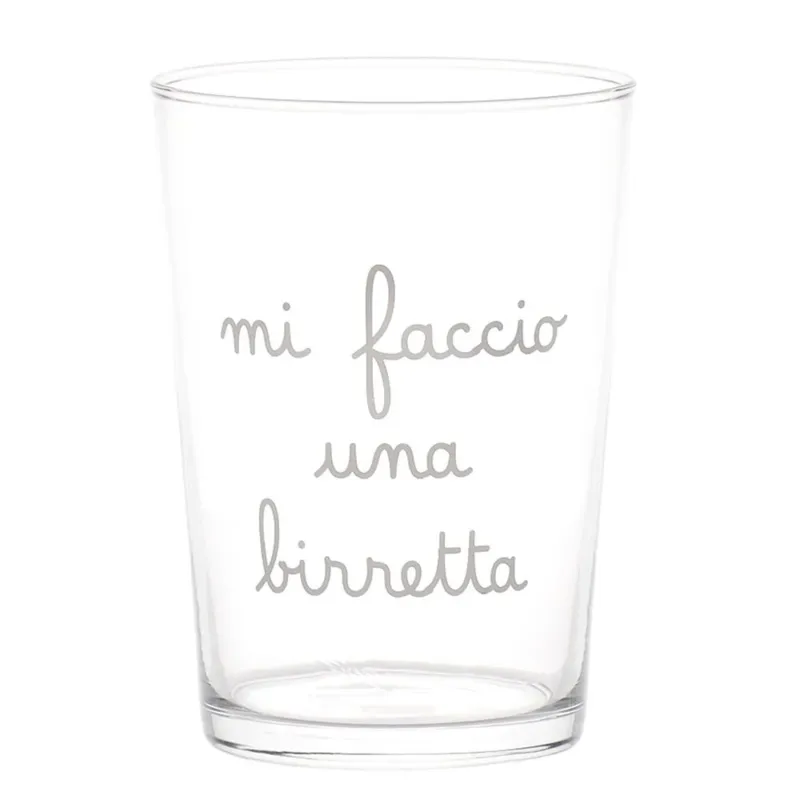 BICCHIERE MI FACCIO UNA BIRRETTA 50 CL Prezzo Conveniente