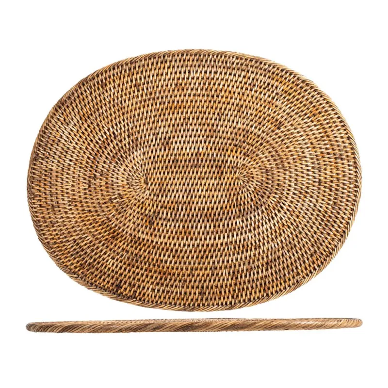 RATTAN TOVAGLIETTA OVALE 45X35 CM Nuovo Arrivo