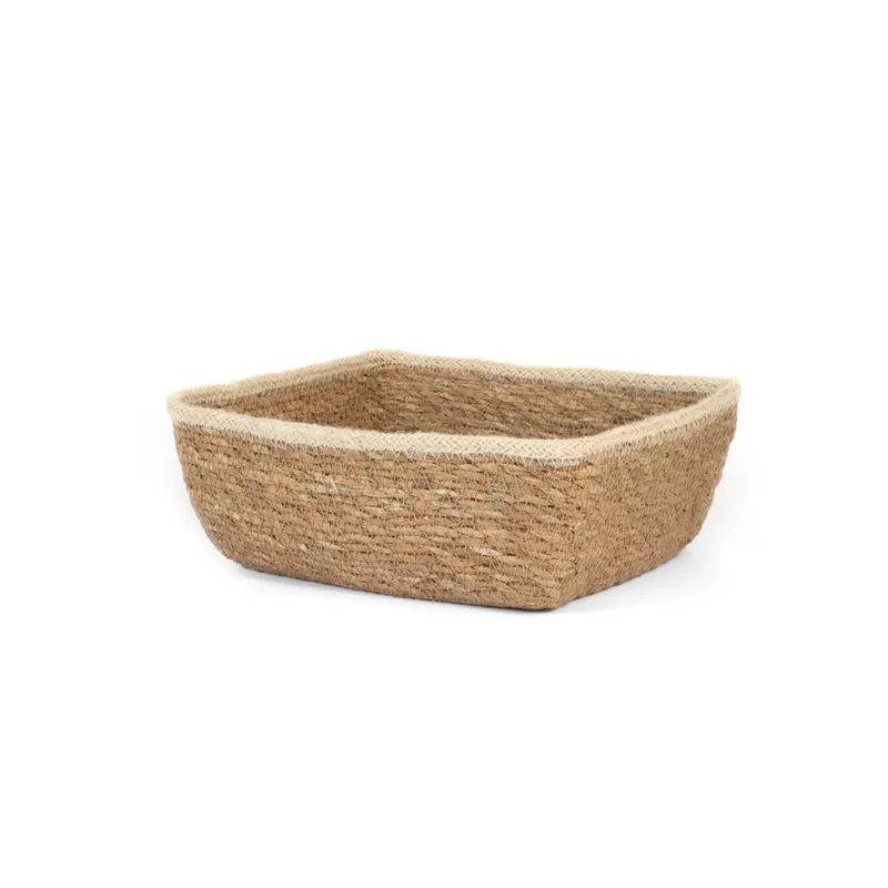 CESTO IN TIFA QUADRATO 20X8 CM Nuova Collezione