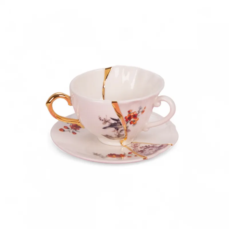 Economico KINTSUGI TAZZA TE CON PIATTO N.1