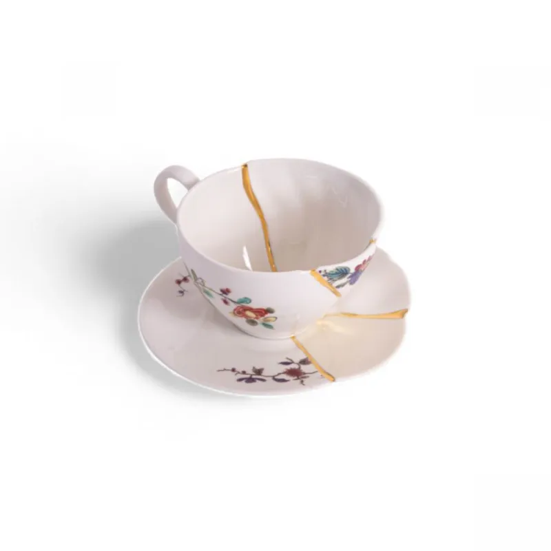 KINTSUGI TAZZA TE CON PIATTO N.2 Non Perdere