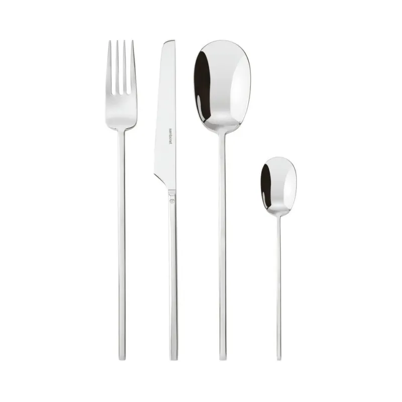 100 SERVIZIO DI POSATE INOX 24 PZ Promozione