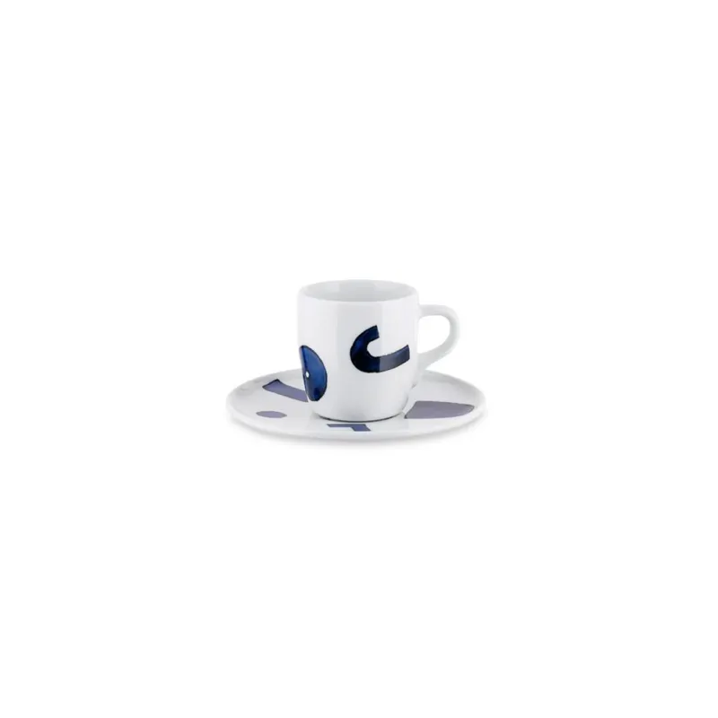 ITSUMO YUNOKI WARE TAZZA CAFFE‘ E PIATTINO 4 PZ Di Tendenza