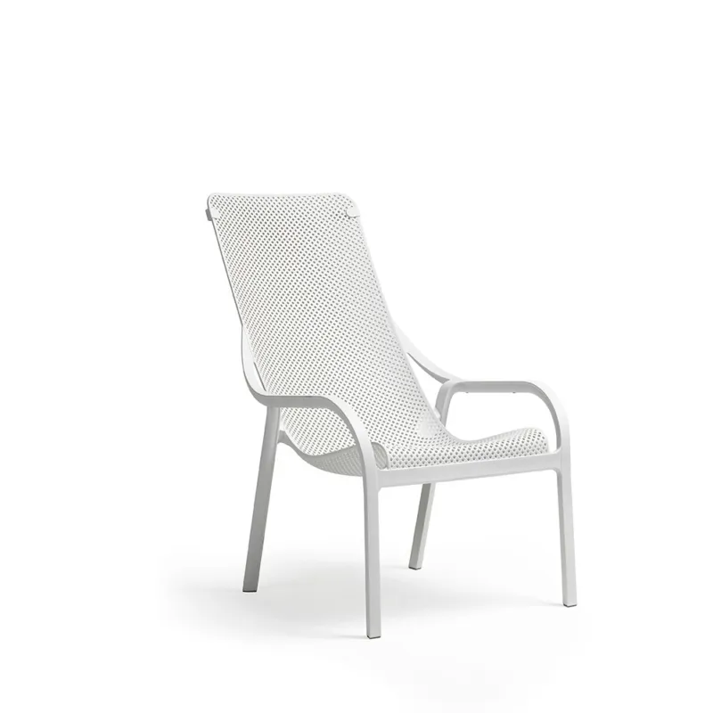 NET LOUNGE POLTRONA BIANCO Popolare