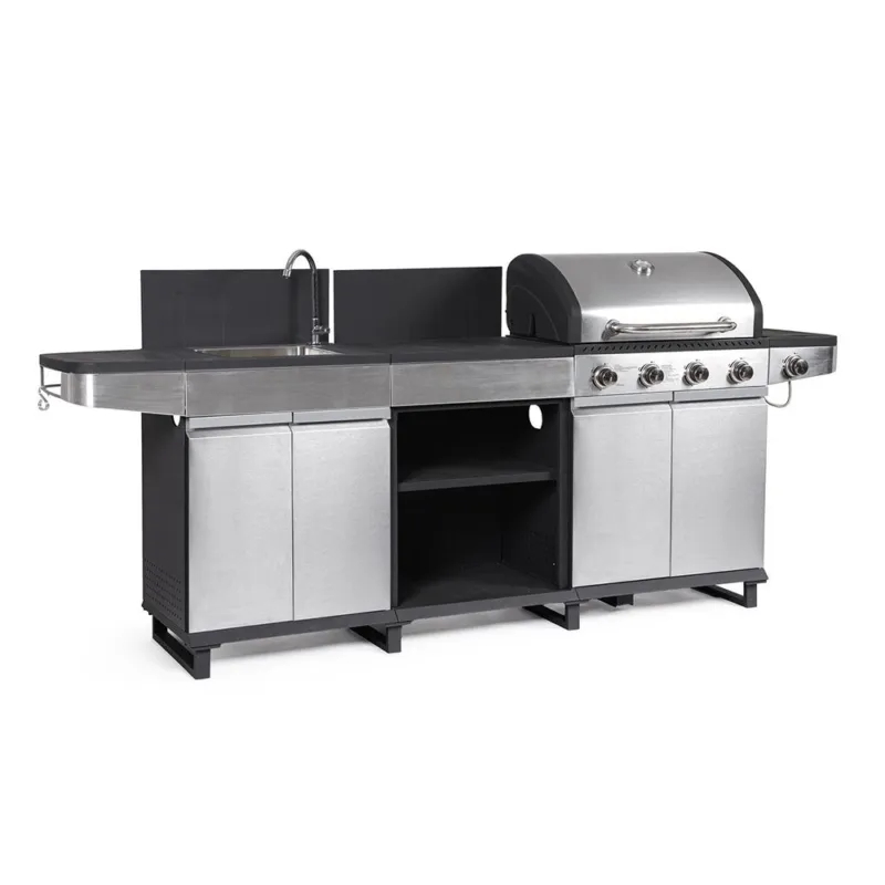Offerta Lampo ANNARITA CUCINA A GAS DA ESTERNO CON LAVELLO INOX