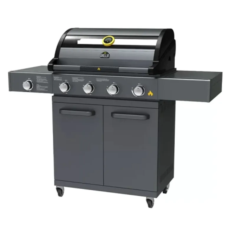 A Buon Prezzo PRIME BARBECUE A GAS G4S 4 FUOCHI CON FORNELLO LATERALE