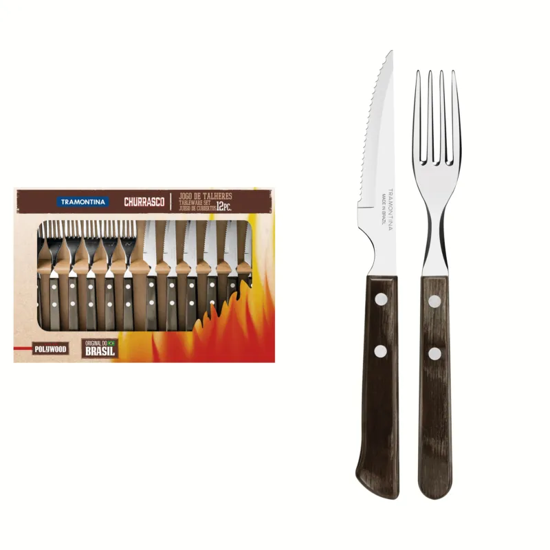 Scelto Dai Clienti SET DA TAVOLA POLYWOOD 12 PZ
