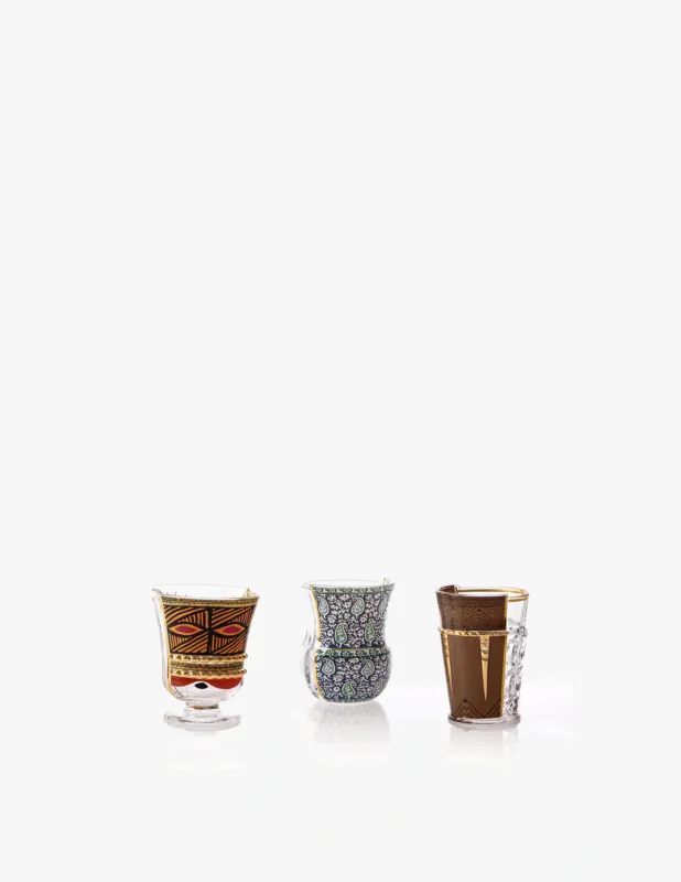 Seletti Set 3 Bicchieri Hybrid Offerta