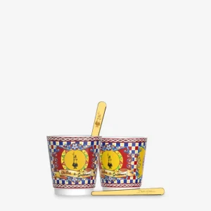 Bialetti D&G Carretto Set Bicchierini+2 Palette Di Tendenza